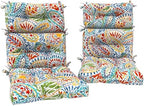 DYTXIII Outdoor High Back Chair Cushions Set of 2, Water Repellent Tufted by DYTXIII