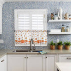 Fall Maple Leaves Kitchen Curtains and Valances Set, Thanksgiving Watercolor - Image 5