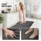 ILANGO Bathroom Rugs 24" × 17", Extra Soft Absorbent Microfiber Bath Rugs - Image 5