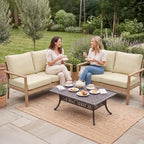 8Pcs Patio Cushion Covers Stretch Outdoor Furniture Protector Slipcovers - Image 2