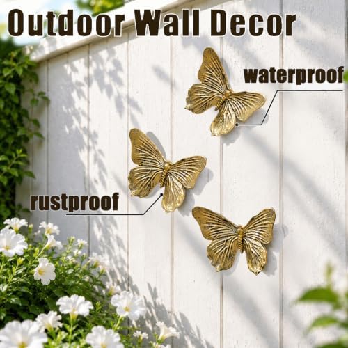 GUSFREUD 3D Butterfly Wall Decor Set – Resin Wall Decor - Image 5