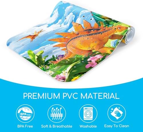 Baby Bath Mat for Tub, Non Slip Kids Bath Shower Mat - Image 3