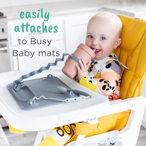 Busy Baby Bottle Bungee and Sippy Cup Strap in Food Grade Silicone - Image 6