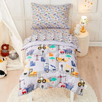 lasoftan Construction Toddler Bedding Set by Unknown