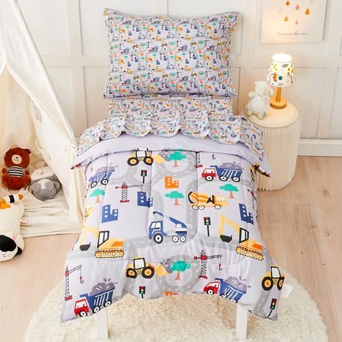 lasoftan Construction Toddler Bedding Set by Unknown