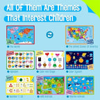 4 Pack Placemats for Kids, Non-Slip Washable Table Mats, Double-Sided Reusable - Image 2