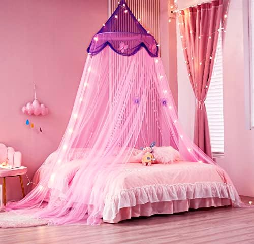 Bed Canopy with Lights, Bed Canopy - Image 2