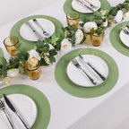 SHACOS 100 PCS Round Paper Placemats 13 inch Disposable Paper Place Mats - Image 3