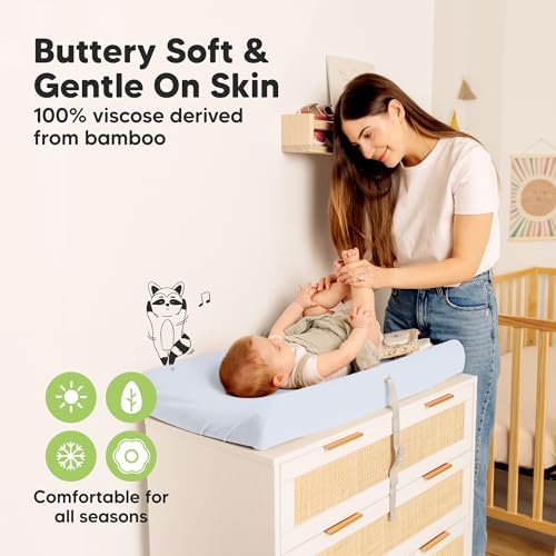 2-Pack Baby Changing Pad Cover for Girl - Image 3