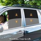 ZATOOTO Car Magnetic Side Window Sun Shades, Car Sunshades Curtains, 2 Pack - Image 6