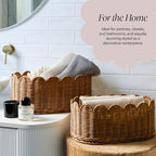 BEBE BASK Premium Scalloped Basket Set of 2 - Image 5