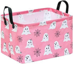 Rec Halloween Ghost Storage Basket Box Hamper Collapsible Organizer Bin Gift by VAIVUSTO