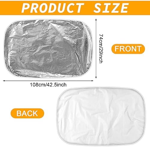 BBTO 2 Pcs Car Seat Sun Shade Covers Baby Heat Protector - Image 5