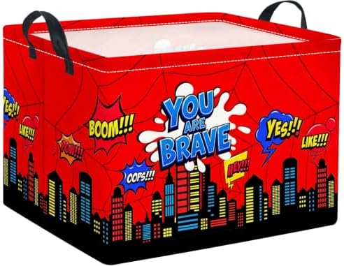 Rectangular Kids Storage Basket Baby Gift Basket Cute Storage Bin Organizer by TIBAOLOVER
