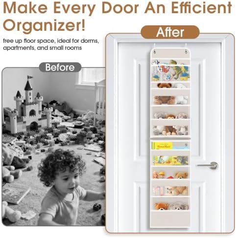 Over The Door Organizer Storage behind Door Hanging Organizer - Image 6
