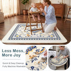 Splat Mat for Under High Chair Waterproof Non Slip Floor Mat for Baby - Image 5