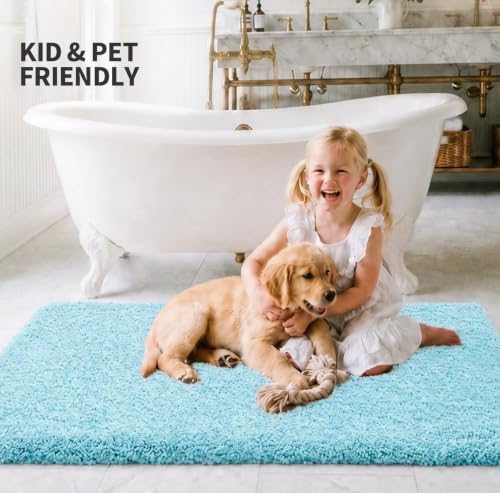 ILANGO Toilet Rugs U Shaped 22" × 24", Soft Absorbent Microfiber Bath Rugs - Image 3