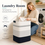 Laundry Hamper, Cotton Rope Laundry Basket - Image 4