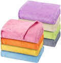 Reginary 8 Pcs Fuzzy Baby Blankets Bulk by Reginary