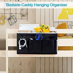 Bedside Caddy, Bedside Storage Bag Hanging Organizer - Image 2