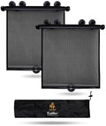 EcoNour Baby Car Window Shades 2 Pack car Window Covers by EcoNour