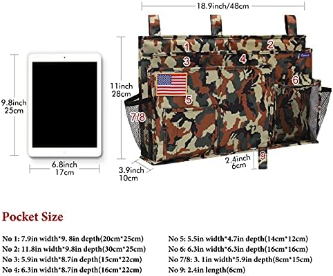 Surblue Bedside Caddy Hanging Organizer Storage Bag Pocket - Image 5