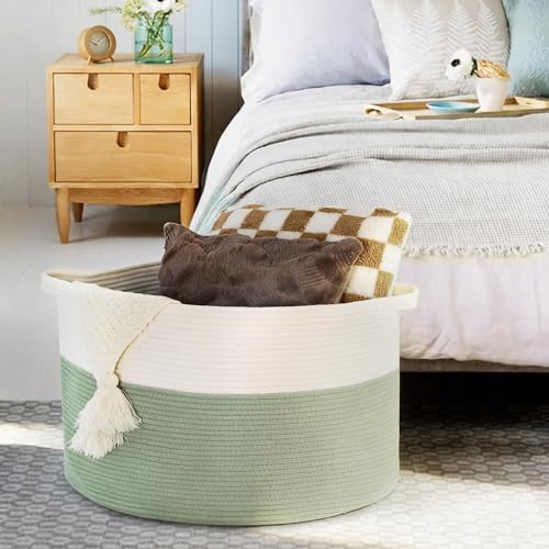 MEGASKET Extra Large Blanket Basket, Nursery Baby Toddler Toy Organizer - Image 4