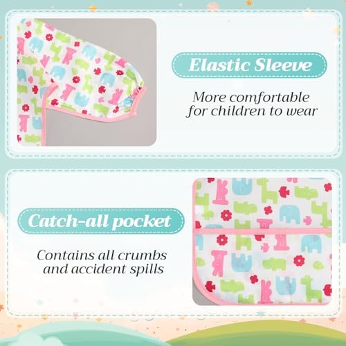 Tarpop Long Sleeve Bibs, Infant Smocks Bulk - Image 6