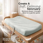 2-Pack Muslin Diaper Changing Pad Covers Boy, Soft Breathable - Image 2