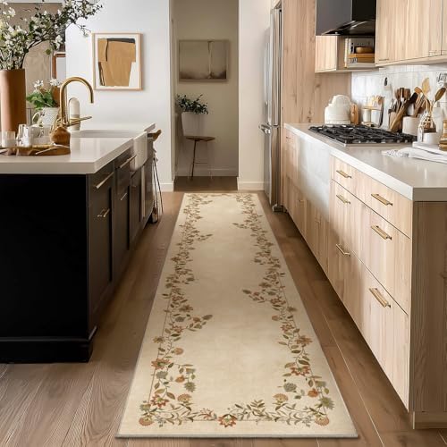 2x10 Washable Kitchen Runner Rugs: Hallway Rug Non Slip Long Carpet Runner - Image 2
