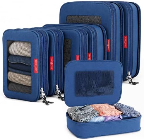 LeanTravel Premium Compression Packing Cubes by LeanTravel