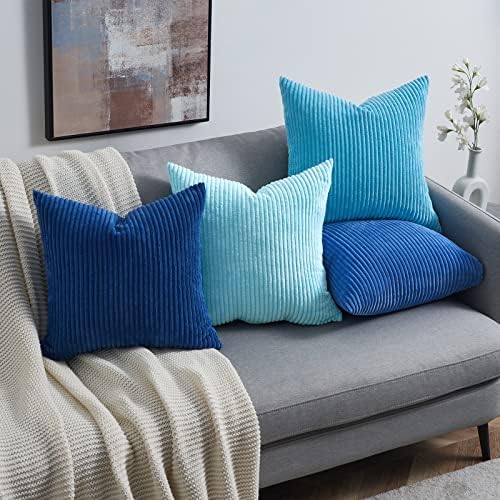 Topfinel Euro Shams Decorative Throw Pillow Covers 26x26 Inch Set of 4 - Image 5