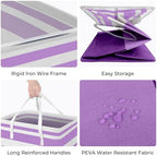 HomeHacks 2 Pack Laundry Baskets, Laundry Hampers Bags - Image 2