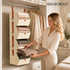 Homsorout Hanging Closet Organizer 4 Tier - Image 3