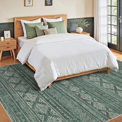 Nakagishi 6x9 Area Rugs Living Room: Washable Boho Large Neutral Soft Farmhouse - Image 5