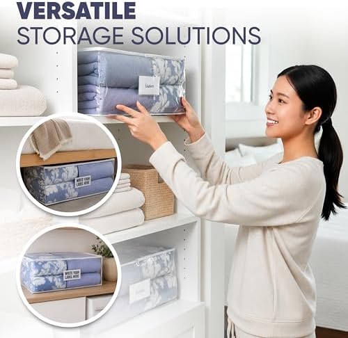 Masirs Clear Blanket Storage Bag - Image 4