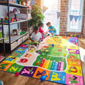 BENRON 6x9 Kids Rug for Playroom Classroom, Fun Play Mat by BBENRON