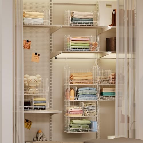 4 Tier Extra Large Hanging Closet Organizer, Closet Organizer Hanging - Image 2