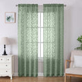 Lecloud Leia Sheer Curtains 84 Inches Long 2 Panels by Lecloud