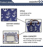 Rectangular Kids Storage Bins, Boys Baskets, Collapsible Anchor Organizer Bin - Image 5