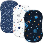 david's kids 3 Pack Bassinet Sheets, Ultra Soft Breathable Comfortable Baby by davidskids