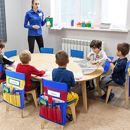 Chair Pockets for Classroom, Chairback Buddy Organizer - Image 2