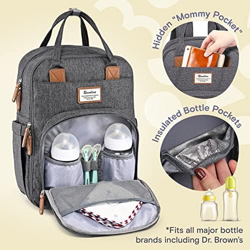 RUVALINO Baby Diaper Bag Backpack - Image 4