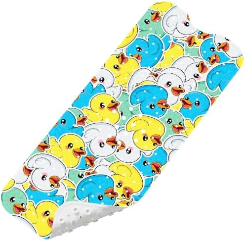 Bath Mat for Tub Non Slip Kids Bathtub Mat 40x16 Baby Bath Mat, 3Color Ducks by Unknown