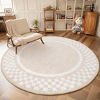 GarveeHome 6ft Washable Round Rug by GarveeHome