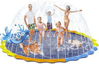 Instraella Splash Pad for Kids and Dogs, 124in Non-Slip Sprinkler Mat 0.5mm by Instraella