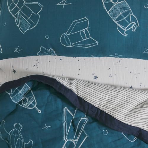 Little Unicorn Toddler Bedding 3-Piece Set | Includes Comforter, Crib Sheet & - Image 4