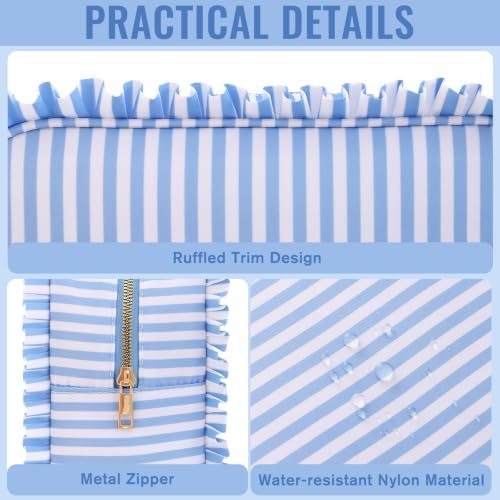 Ruffled Makeup Bag - Image 4