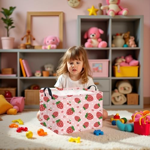Rectangular Baby Girl Basket Kids Baby Storage Basket Storage Bin Organizer Box - Image 4