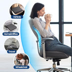 SweetSlubr Seat Cushion, Chair Pad, Memory Foam Tailbone Pain Relief - Image 6